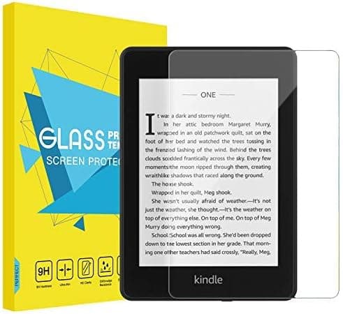 MoKo Compatible With All-new Kindle Paperwhite 2018 Screen Protector, [Anti-Scratch] 9H Hardness High Clear Tempered Glass Film Fit with Amazon Kindle Paperwhite 2018 Tablet - Clear