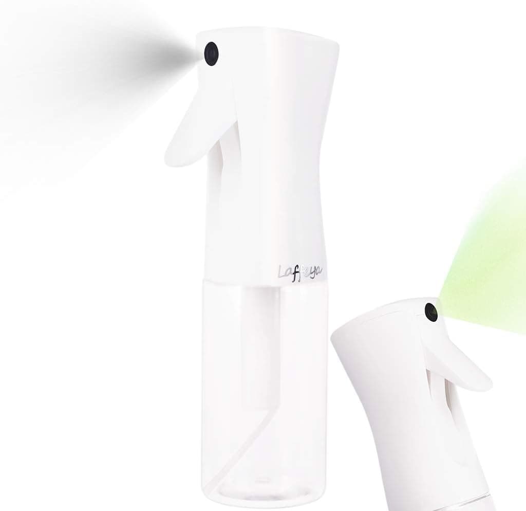 Spray Bottles, Spray Bottle for Hair, Continuous Spray Bottle, Watering Can for Indoor Plants, Empty Spray Bottles For Skin Care, Hairstyling, Face, Pet, Gardening, Cleaning (5oz/150ml, White)