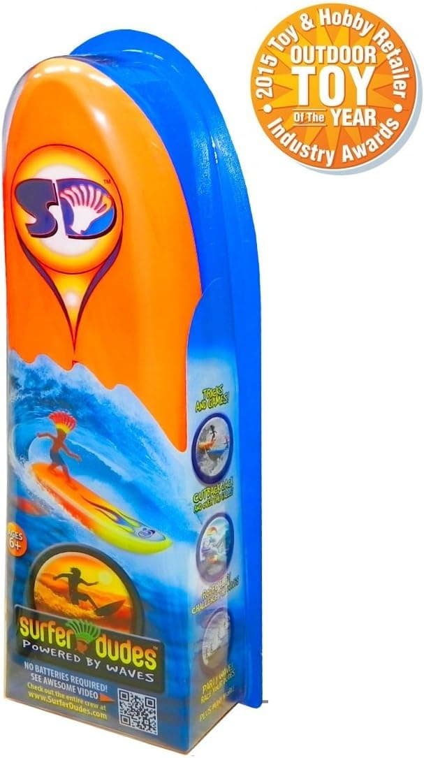 Surfer Dudes Wave Powered Mini-Surfer and Surfboard Toy - Sumatra Sam