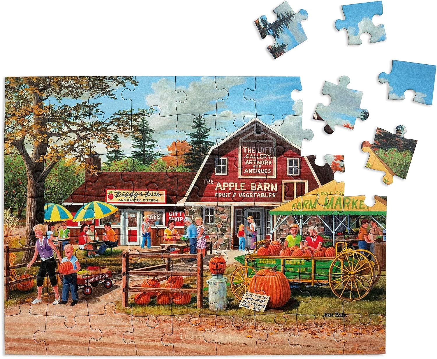 Relish 63 Piece Farmers Market Dementia Jigsaw Puzzle – Alzheimer’s Products & Dementia Activities for Seniors