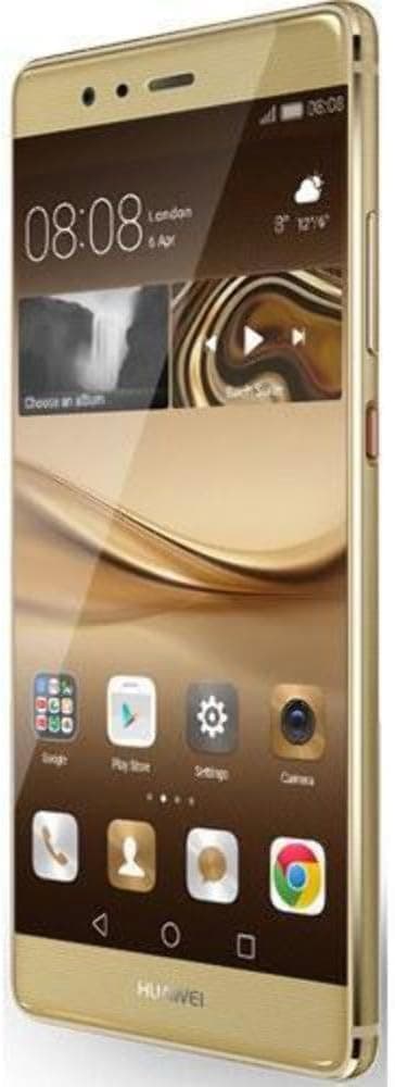 Huawei P9 5.2" 64GB ROM 4GB RAM Dual SIM Kirin 955 Octa Core Dual 12 MP Camera 4G LTE Smartphone (Haze Gold) - International Version No Warranty