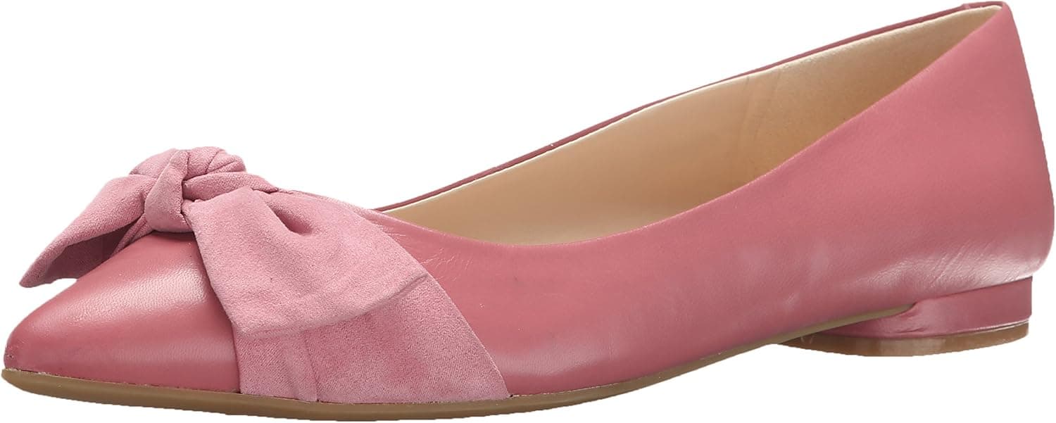 Nine West Women's Ohreally Leather Ballet Flat