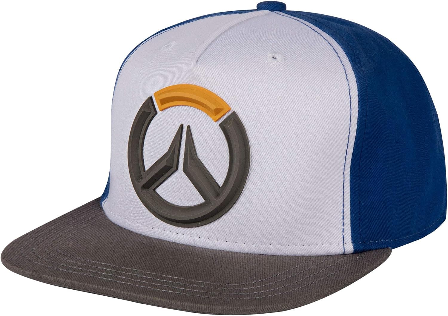 JINX Overwatch Watchpoint Snapback Baseball Hat, Blue/White, One Size