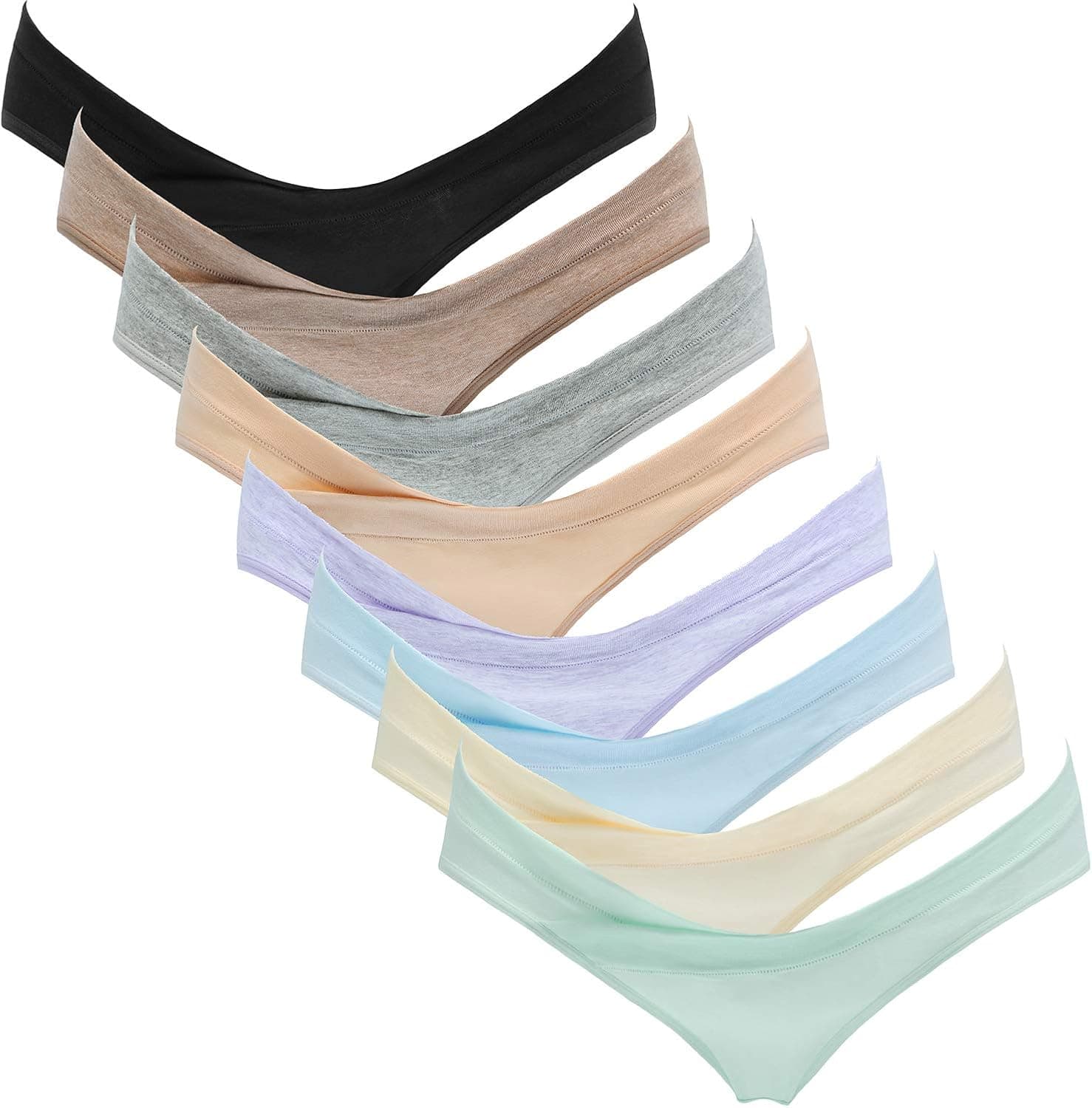 Suekaphin Womens Maternity Panties Maternity Underwear Pregnancy Postpartum Under Bump Brief