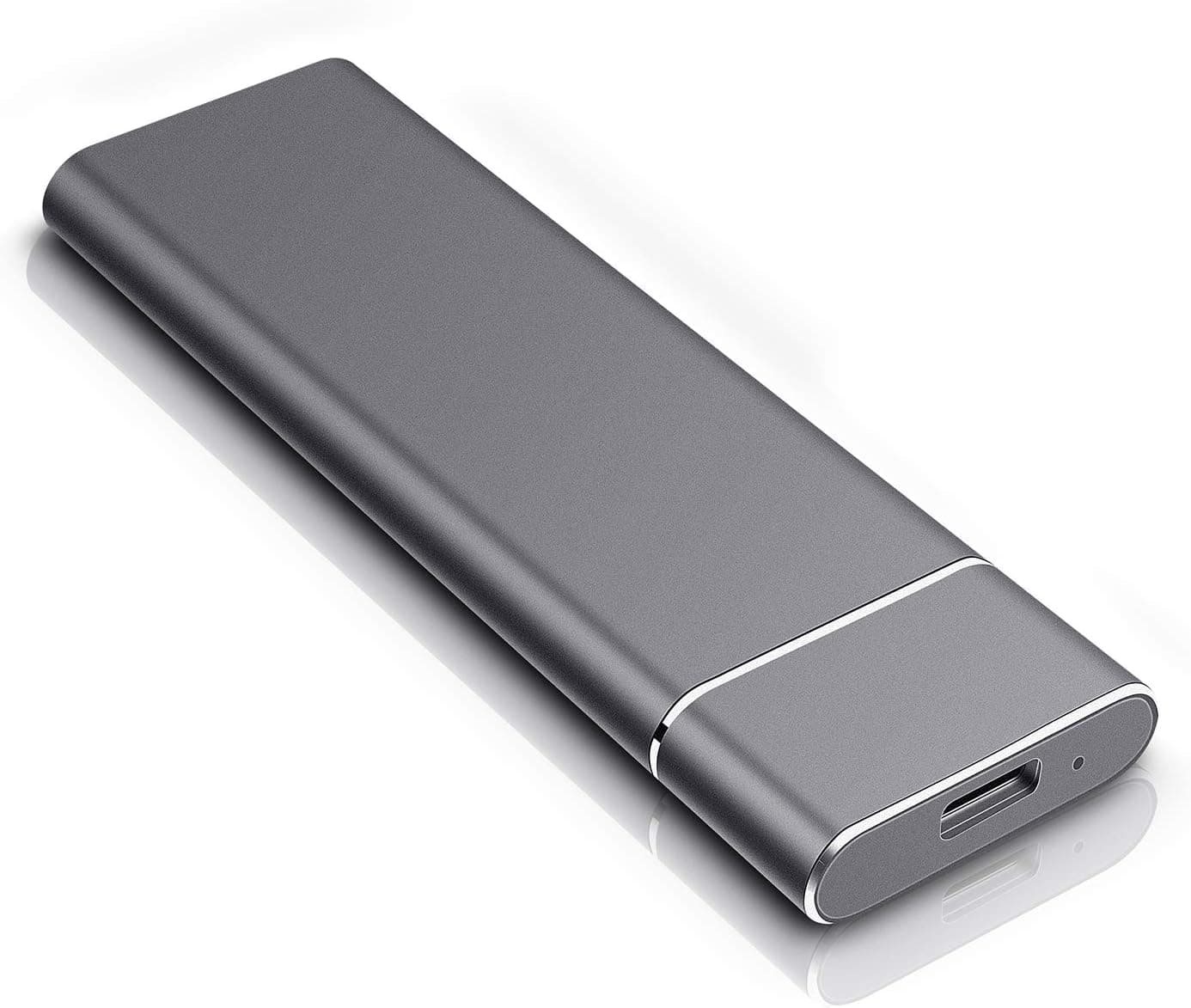 External Hard Drive Portable HDD USB 3.0, Ultra Slim Portable Hard Drive External for PC, Mac, Laptop (1TB, Silver)