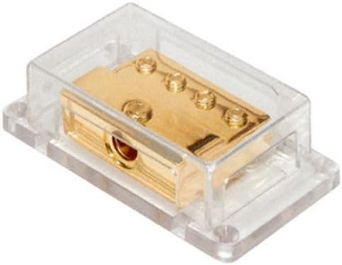 Raptor GDB2 1-1/0 Gauge/4-4 Guage Distribution Block (Gold)