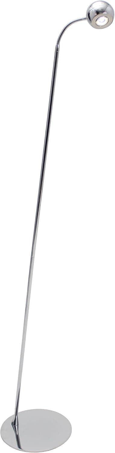 LumiSource LS-LEDATMRD SS Atomic Truffle LED Reader Floor Lamp