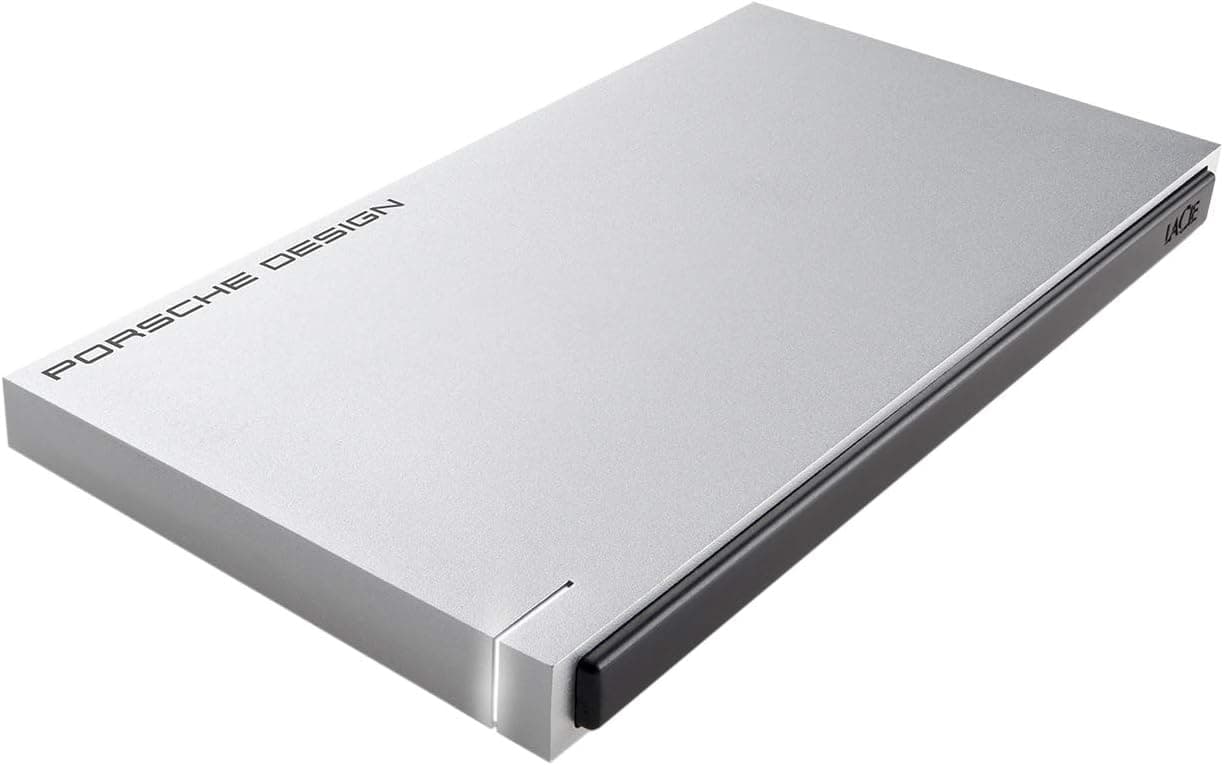 LaCie Porsche Design USB 3.0 2TB Mobile Hard Drive + 2mo Adobe CC Photography (STET2000403)