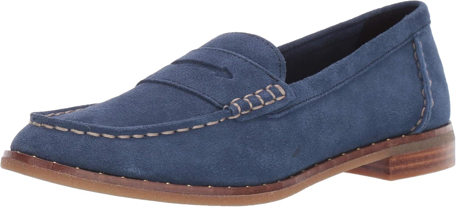 Sperry Women's Seaport Penny Stud Suede Loafer