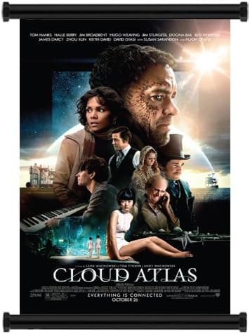 Cloud Atlas (2012) Movie Fabric Wall Scroll Poster (31" x 47") Inches