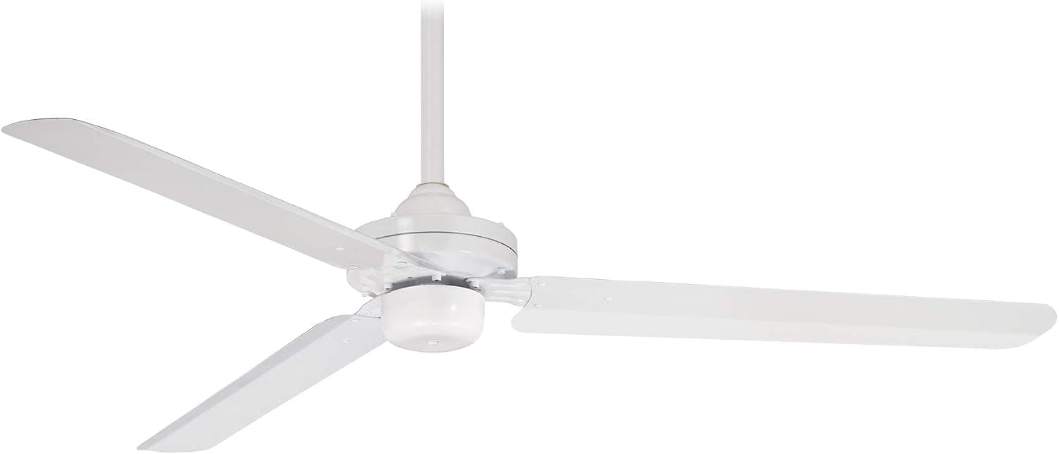 MINKA-AIRE F729-WHF Steal 54 Inch 3 Blade Ceiling Fan in Flat White Finish