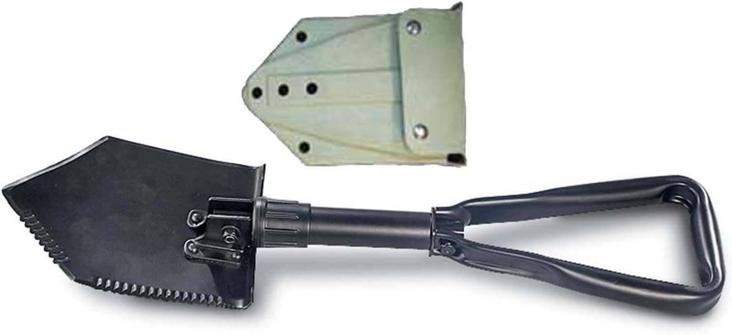 Military Outdoor Clothing Previously Issued U.S. G.I. Military Tri-Fold Shovel
