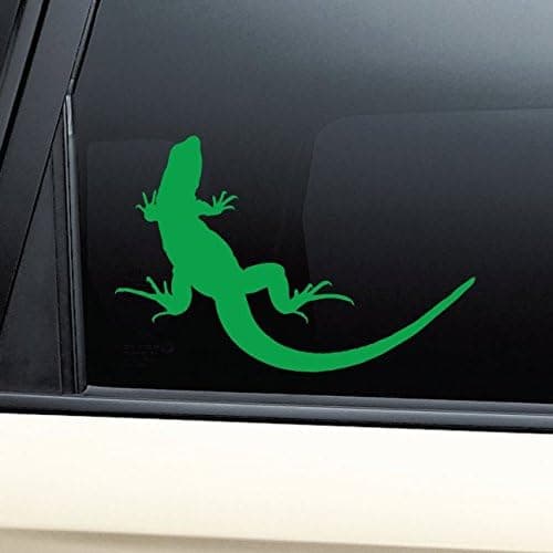 Iguana Vinyl Decal Laptop Car Truck Bumper Window Sticker - Green