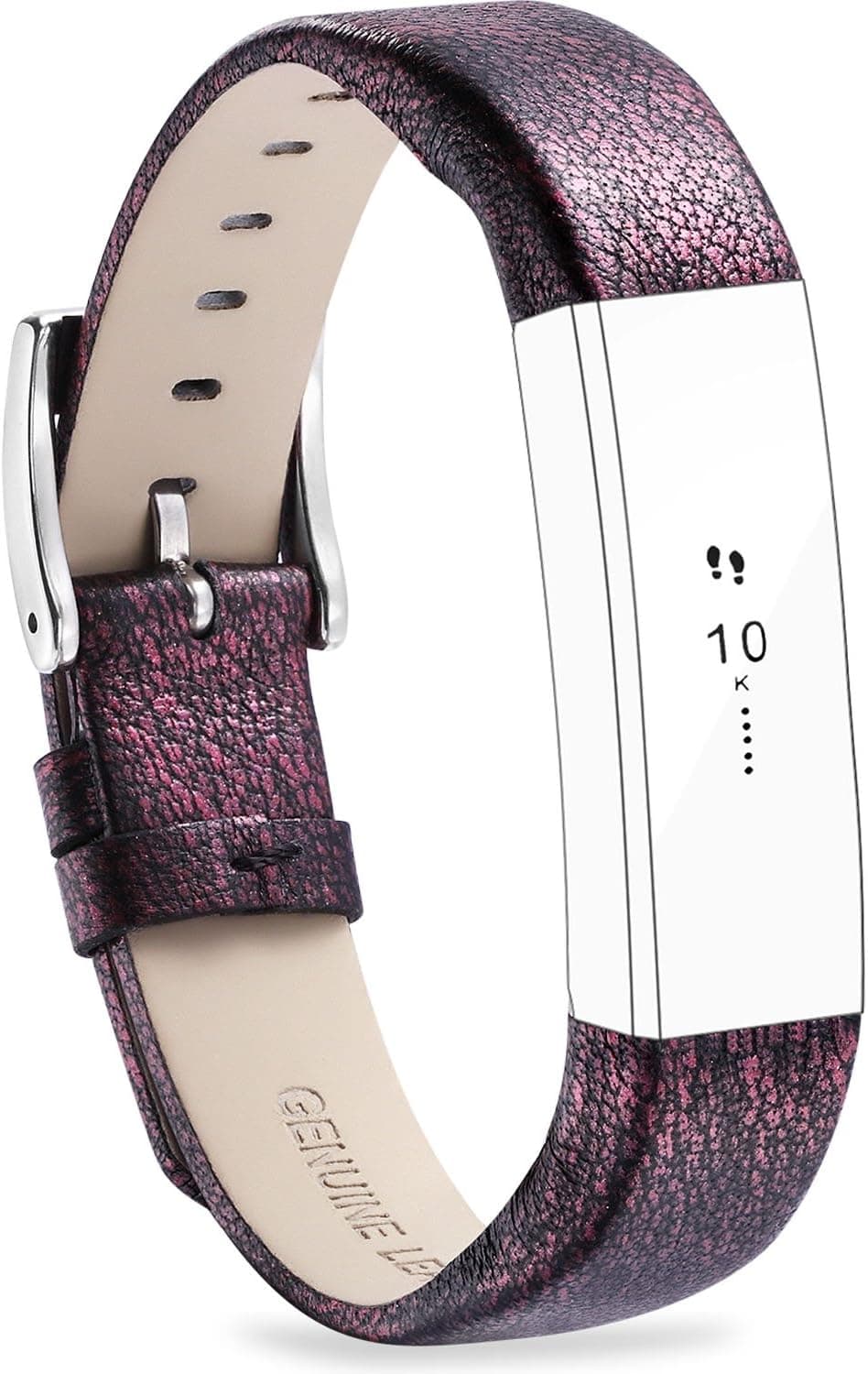 FITEEN Leather Bands for Fitbit Alta and Fitbit Alta HR Strap Style,Small Large