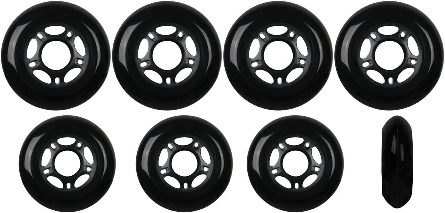Player's Choice Outdoor Roller Hockey Wheels Hilo Set 4-76mm 4-80mm 82a