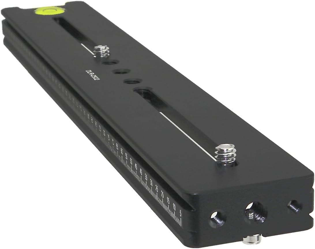 Desmond 250mm DLR-2502 Double Macro Rail Arca Compatible with Bubble Level