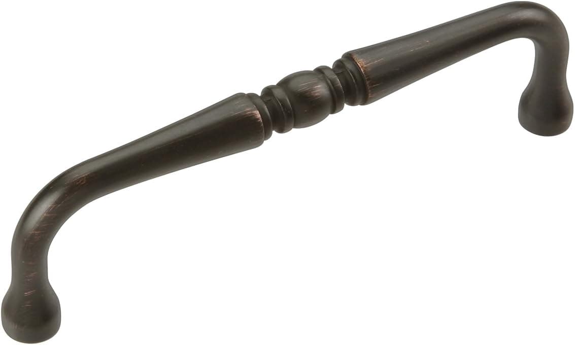 Hickory Hardware P3076-VB Williamsburg Collection Traditional 4" Center to Center Pull, Vintage Bronze