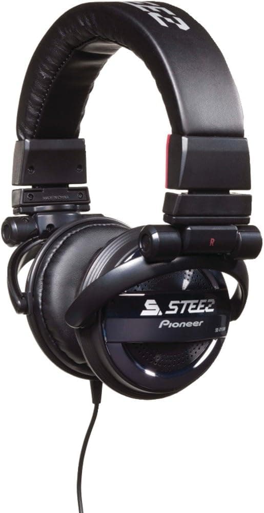 Pioneer SE-D10MT-K Steez Dubstep Headphones with Microphone (Black)