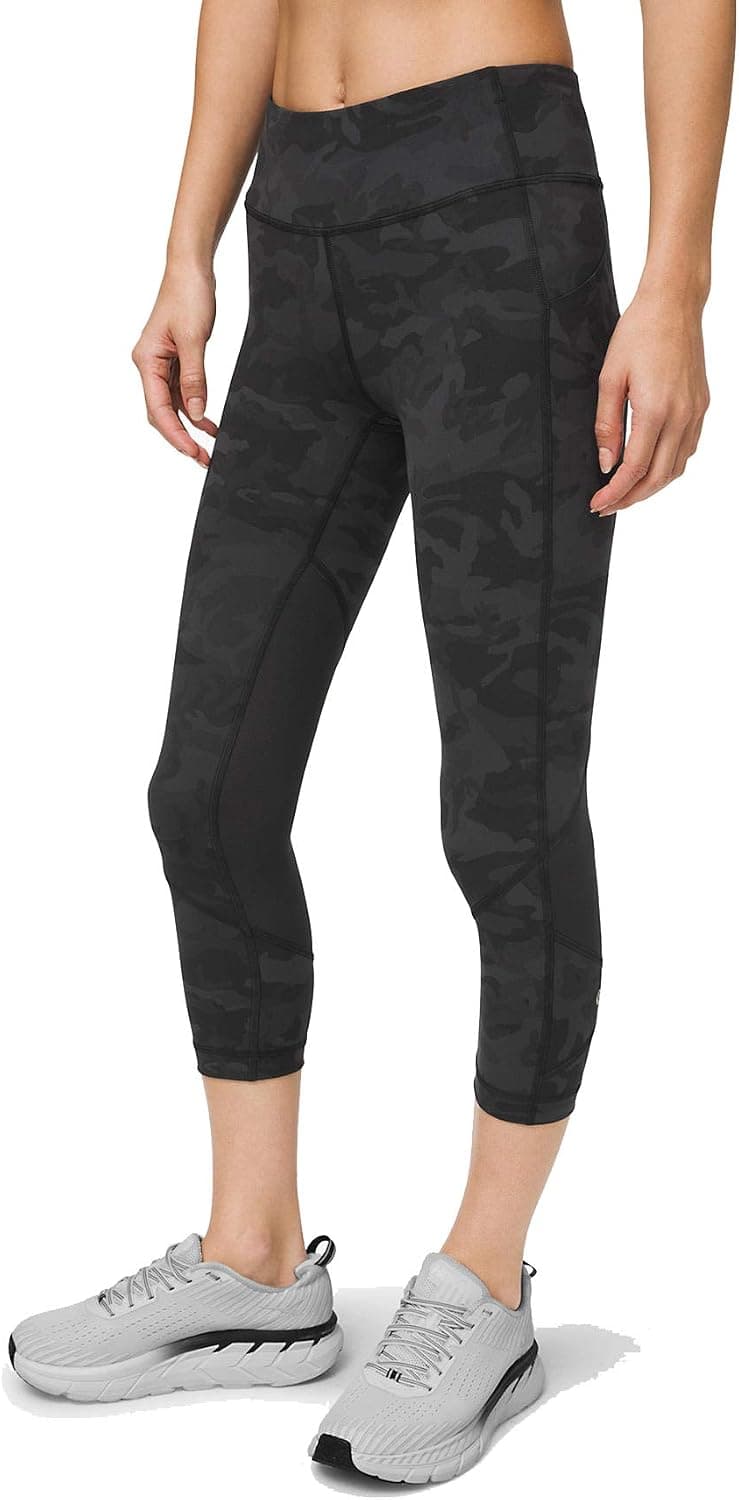 Lululemon Pace Rival Stretchy Cropped Running Leggings - High Rise, Breathable, Sculpted Fit
