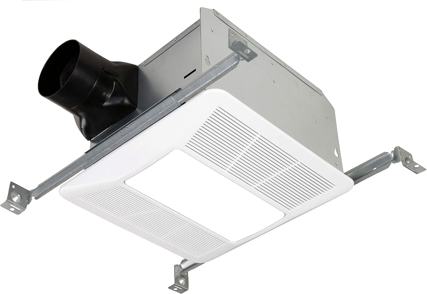 KAZE APPLIANCE SE90THL2 Ultra Quiet Bathroom Exhaust Fan with Humidity Sensing and LED Light & Night Light, 90 CFM, 0.3 Sones