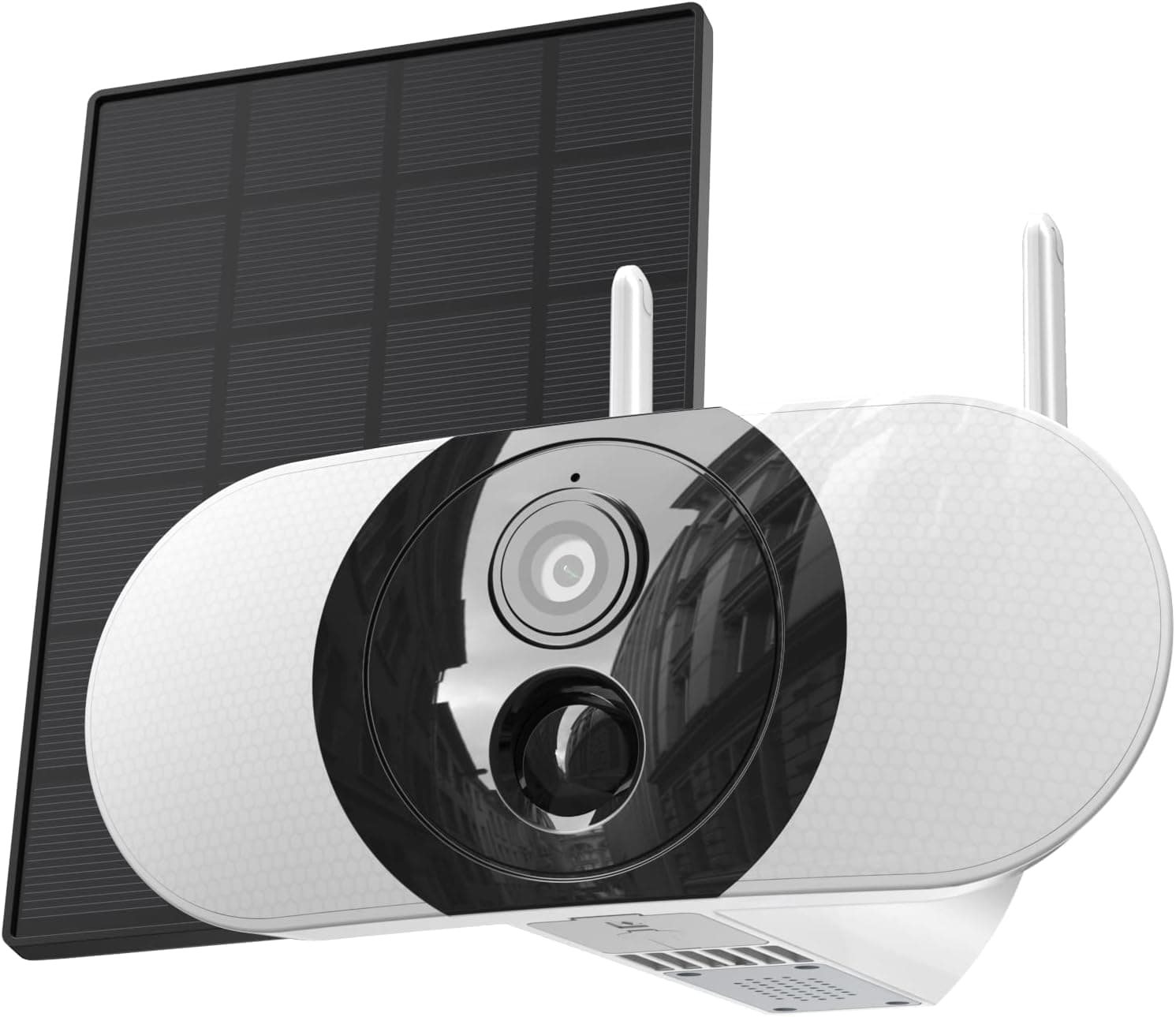 ieGeek Solar Camera Security Outdoor, Floodlight Camera Wireless 2K, Solar Outdoor Home Security Camera with 1200Lumens Flood Light, AI Detection, Color Night Vision, 2-Way Talk, Work with Alexa, IP66