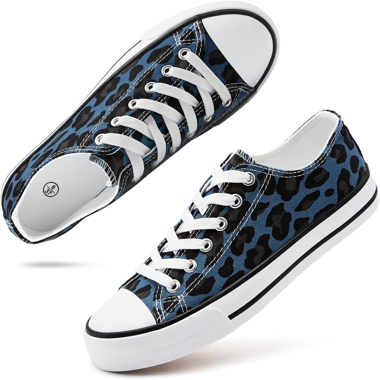 Women's Canvas Shoes Low top Canvas Sneaker Casual Walking Shoes