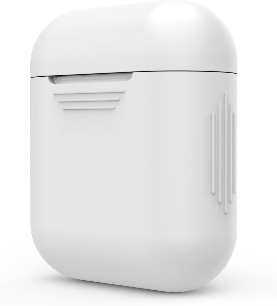 Xberstar Silicone Shock Proof Protective Case Sleeve Skin Cover for AirPods True Wireless Headphone Charging Box (White)