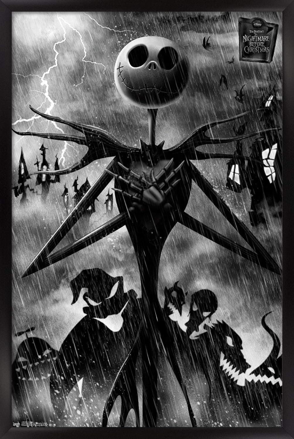 Trends International Wall Poster the Nightmare Before Christmas Shadows, 22.375 x 34