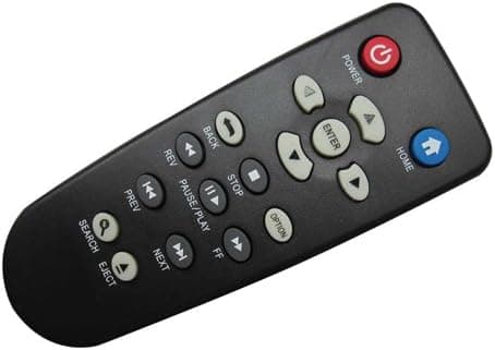 Nettech WD Remote 4 Universal Replacement Remote Control Fit for WD Western Digital TV Live Plus USB2.0 AVI 1080P HD Hub Elements Media Player