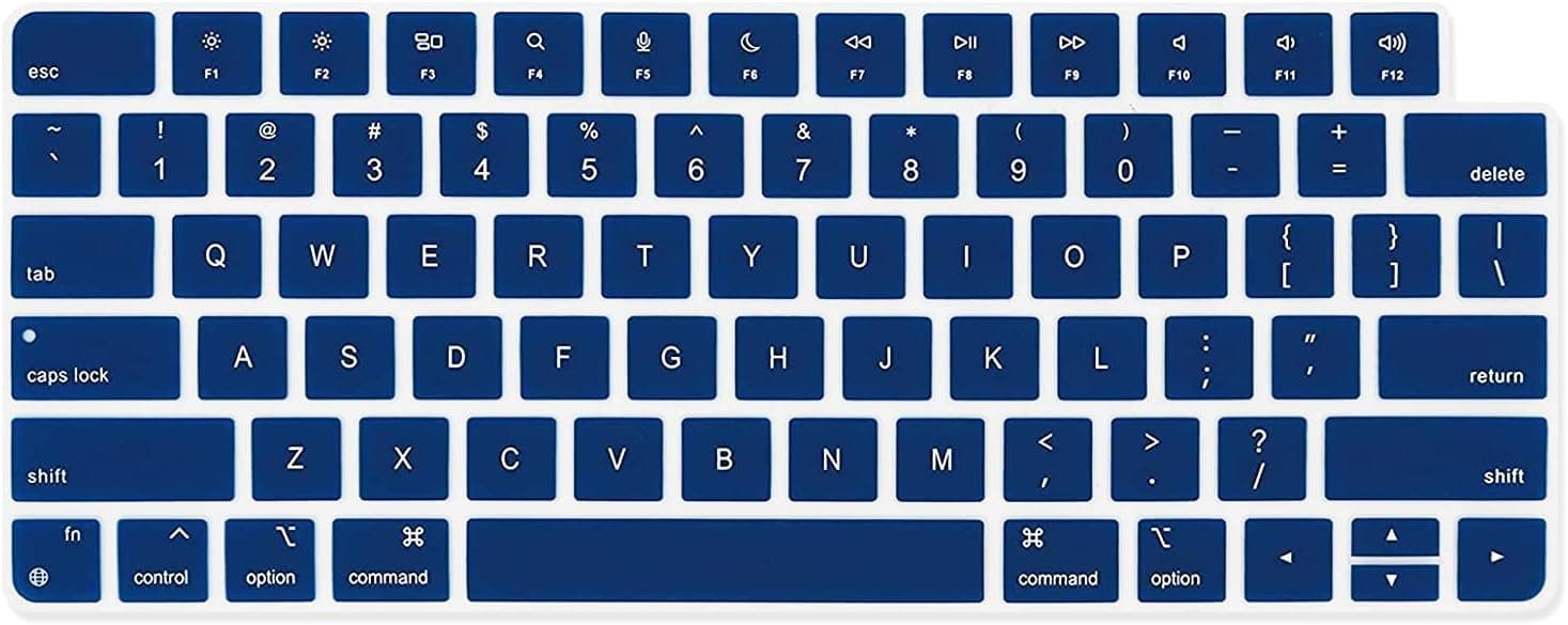 CrystalGuard 2021 Magic Keyboard Cover with TouchID - Ultra Thin - New iMac Matching Blue