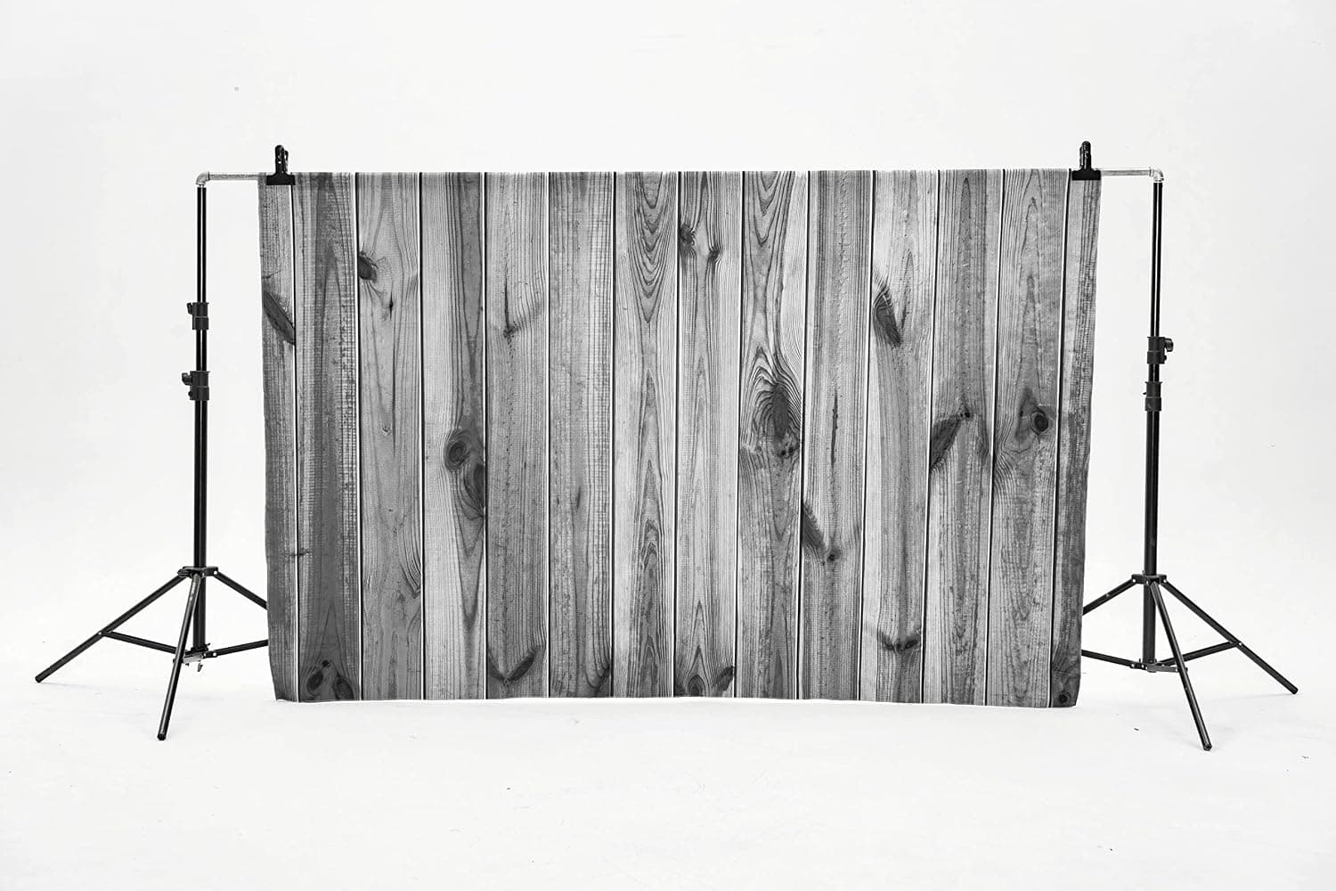 Harfirbe 7x5ft/2.2x1.5m Black Wood Backdrops Wooden Backgrounds for Professional Photography Studio