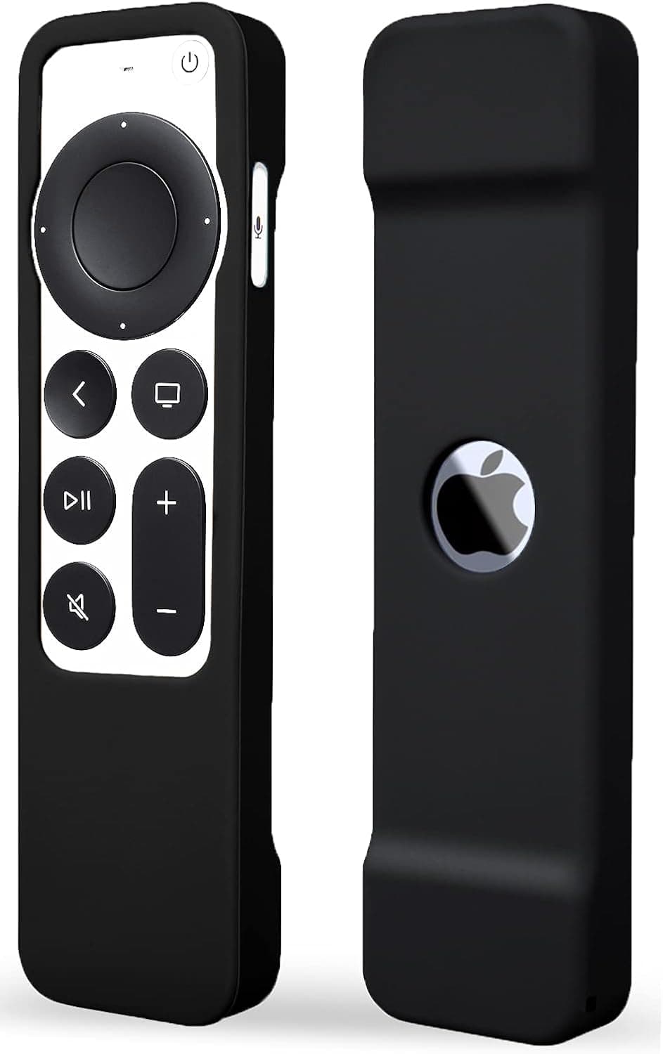 TOKERSE Case for Apple TV 4K Siri Remote 2nd Gen 2021/ 3rd Gen 2022 - Soft Silicone Remote Case Cover Sleeve Skin for for Apple TV 2021 2022 4K / HD Siri Remote Controller (2nd & 3rd Gen) - Black