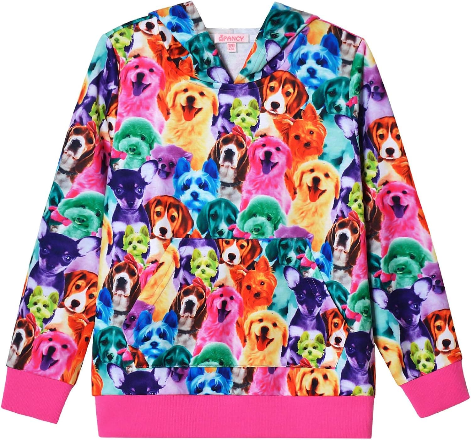 QPANCY Girls Hoodie Unicorn/Mermaid/Cat Sweatshirt Cotton Pullover for Kids
