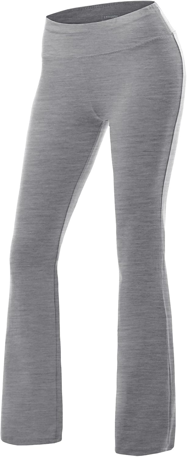 NINEXIS Women's High Waist Bootcut Running Yoga PantsHEATHERGRAY 2XL