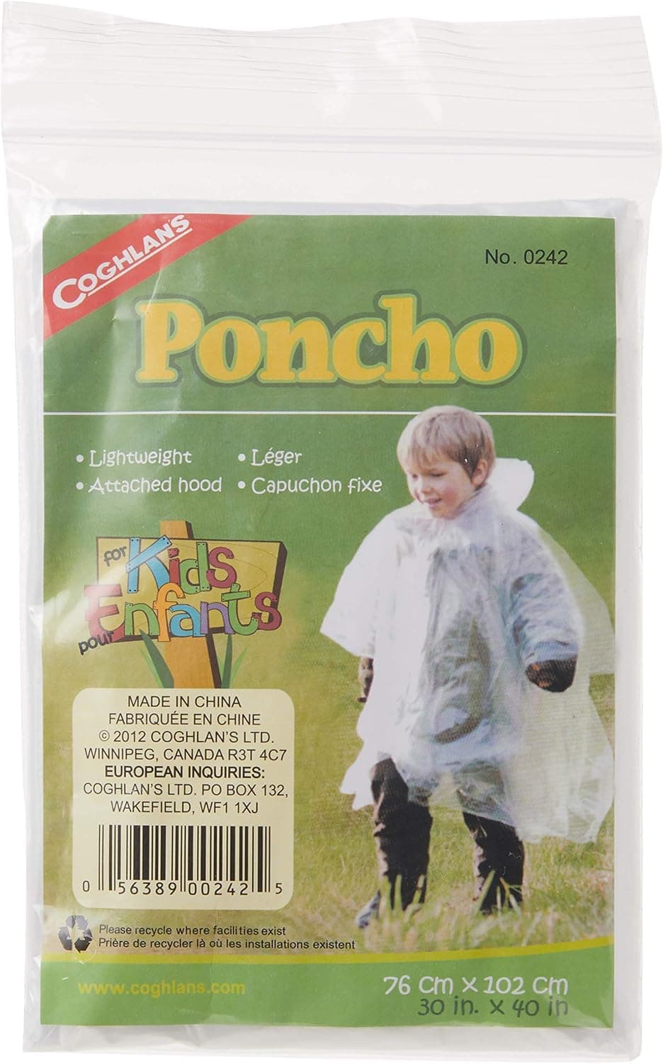 Coghlan's Unisex Adult C9267 Emergency Poncho