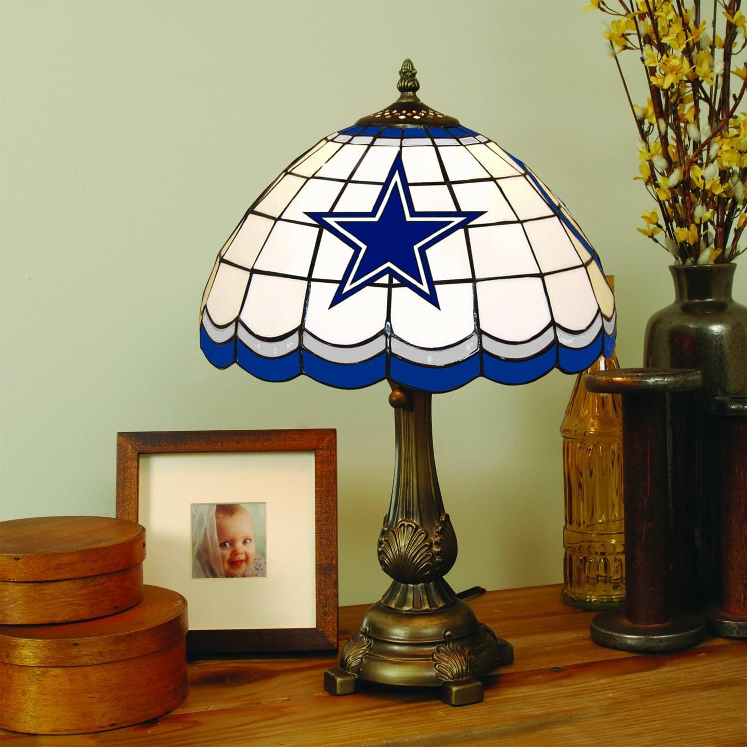 NFL Dallas Cowboys Tiffany Table Lamp