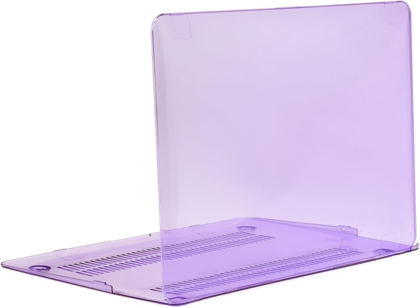 TopCase Purple Crystal See Thru Hard Case Cover for Macbook Air 13" (A1369 and A1466) with TopCase Mouse Pad