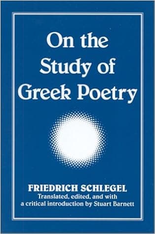 On the Study of Greek Poetry (SUNY series, Intersections: Philosophy and Critical Theory)