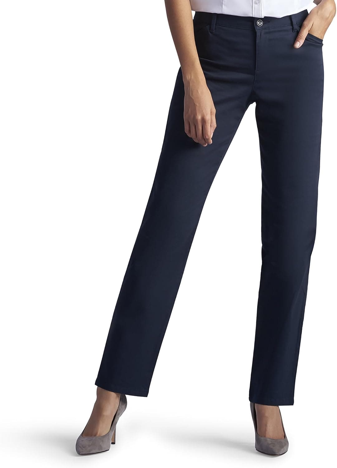 LEE Women’s Petite Relaxed Fit All Day Straight Leg Pant