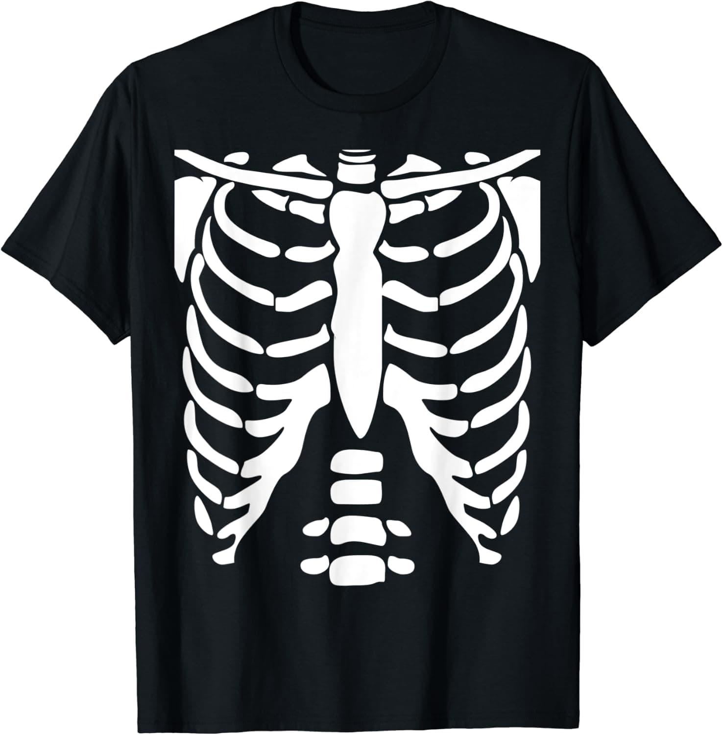 SKELETON SHIRT | Halloween Costume Rib cage Anatomy T-Shirt T-Shirt