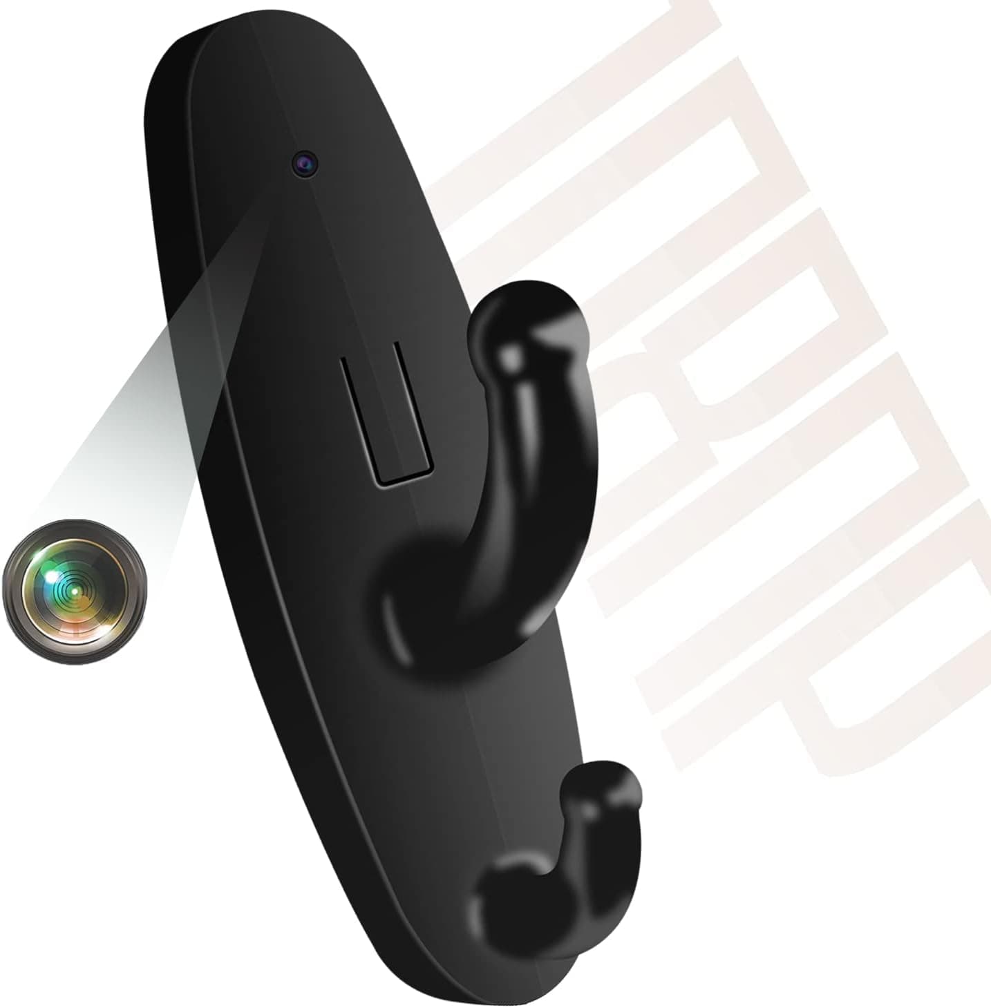Hidden Clothes Hook Camera, HD 1080P Mini Spy Camera with Motion Detection, Home and Office Security Camera, Covert Nanny Cam, No WiFi Function, No Audio