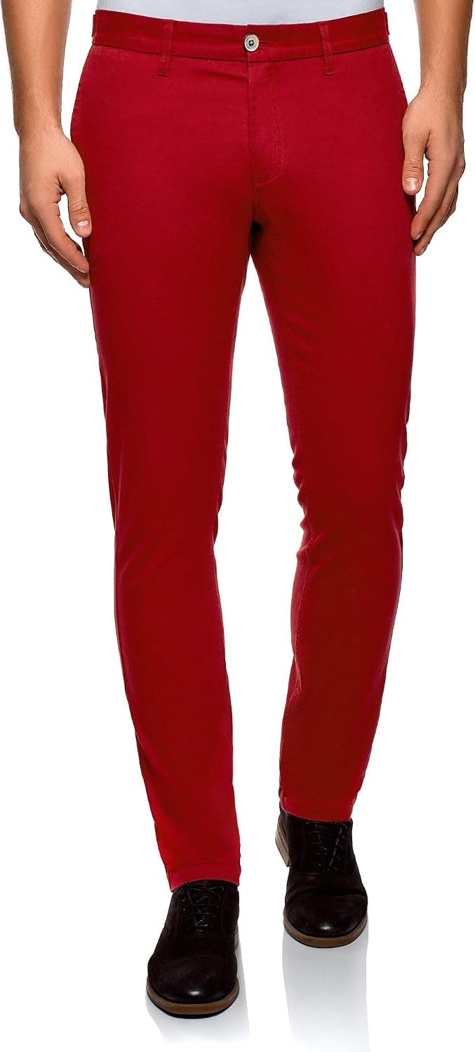 oodji Ultra Men's Cotton Chino Pants
