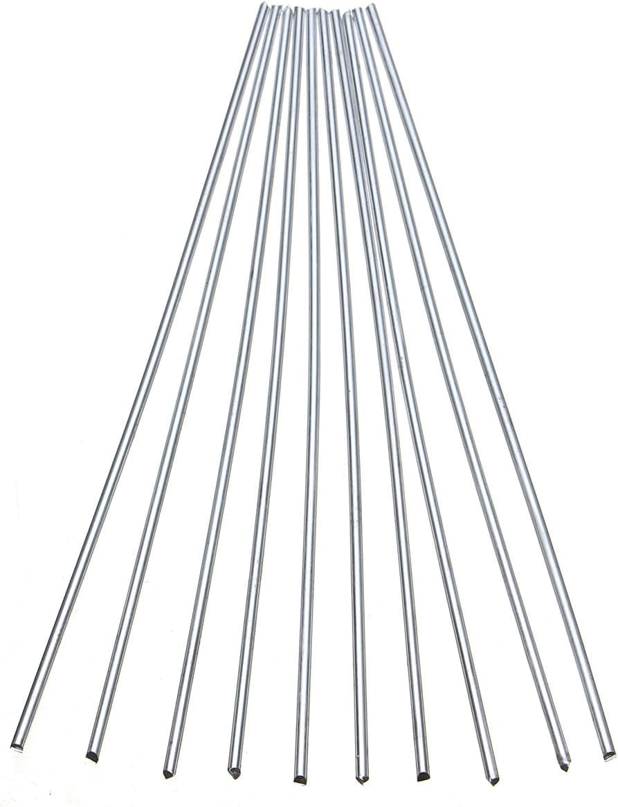 10pcs 230x2mm Aluminum Repair Welding Brazing Soldering Rods