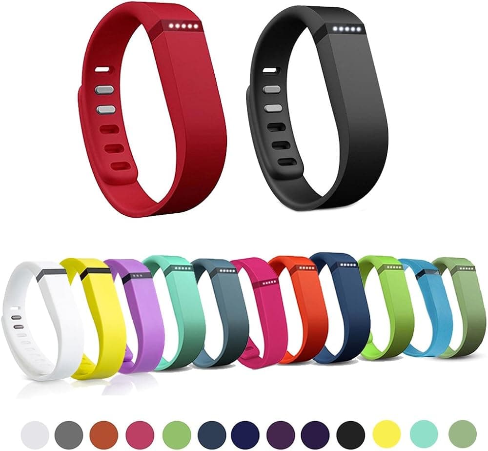 Istyle Colorful Replacement Band + Clasp for Fitbit Flex Wireless Wristband Bracelet (No Activity Tracker)-Violet Large