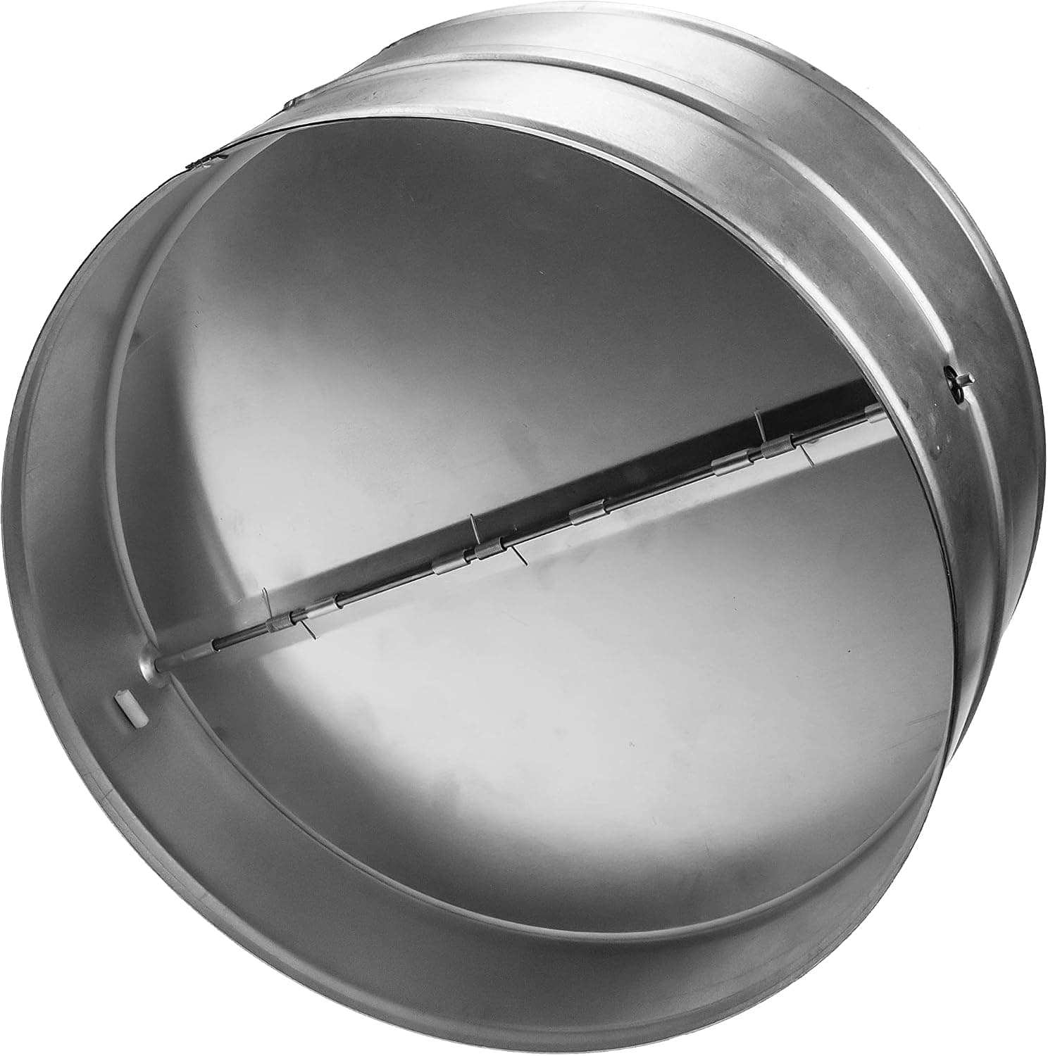 Draft Blocker - 10'' Inch Backdraft Damper Duct - Draft Stopper - Backflow Preventer - Inline Fan Vent - Vent Deflector (10'' Inch)