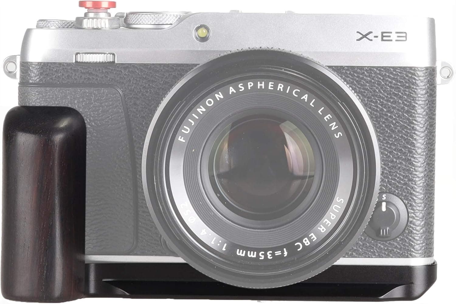 WEPOTO XE3 Hand Grip Quick Release Plate L Bracket Compatible with Fujifilm X-E3 Camera -Aluminium Ebony（XE3-B）