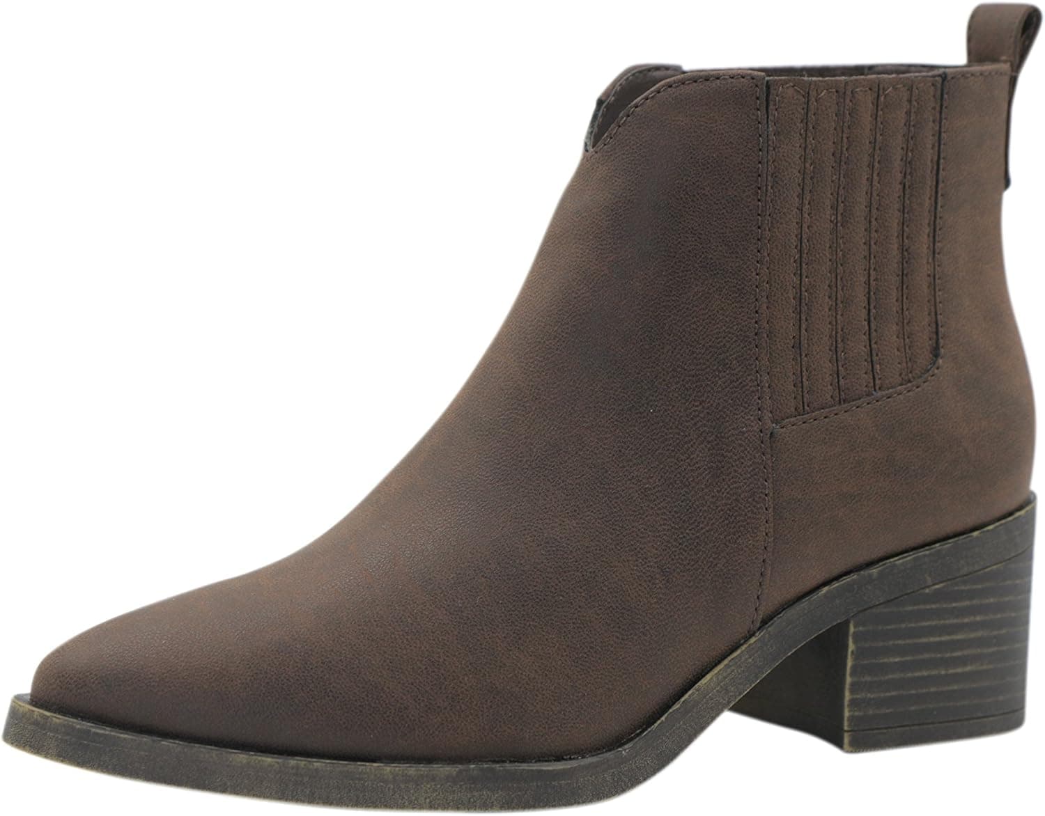 Dunes Women's OLIVIA Western Pull On Winter Boots