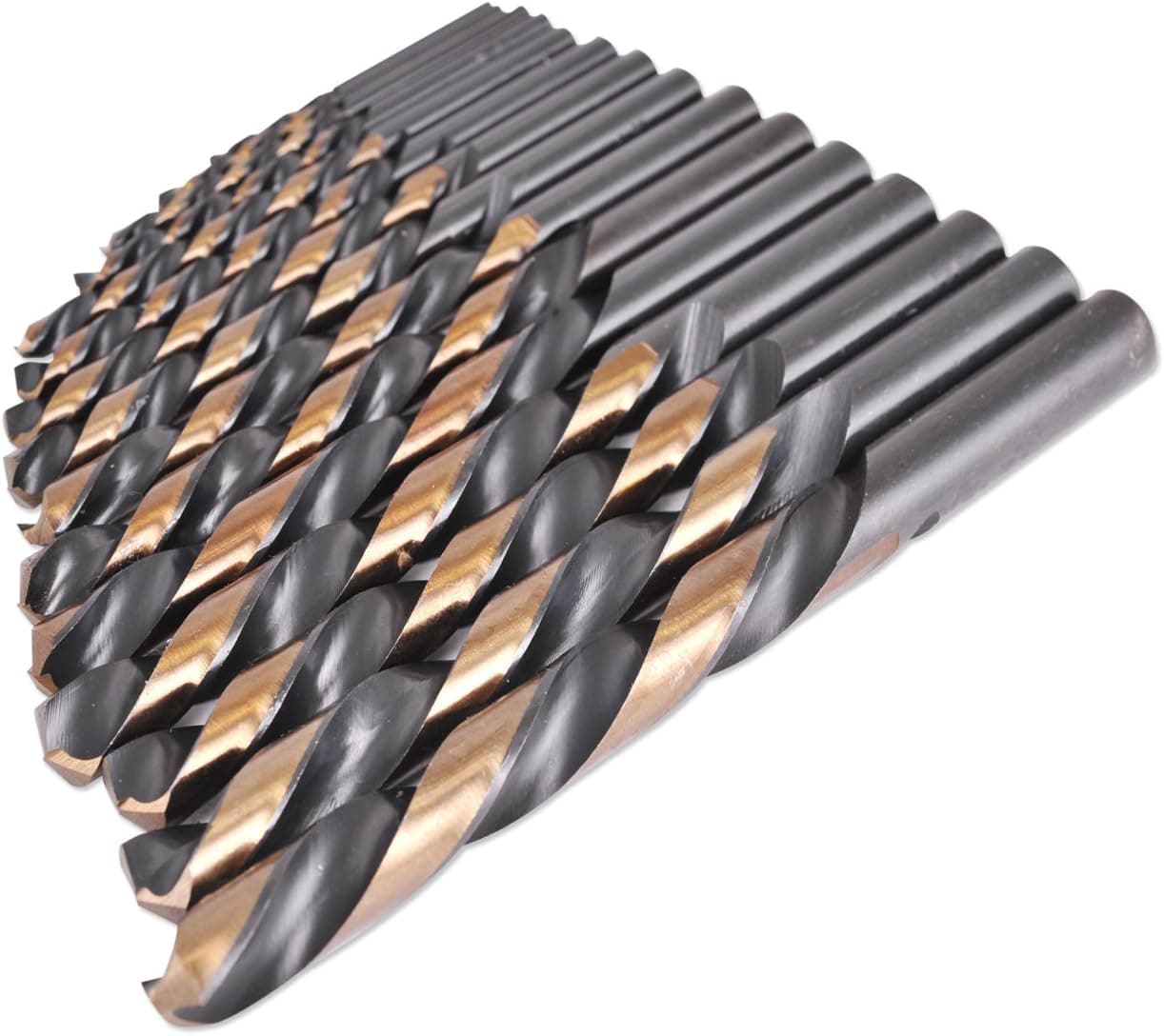 Neiko 10135B Industrial Grade Left Hand Drill Bit Set (15 Piece)