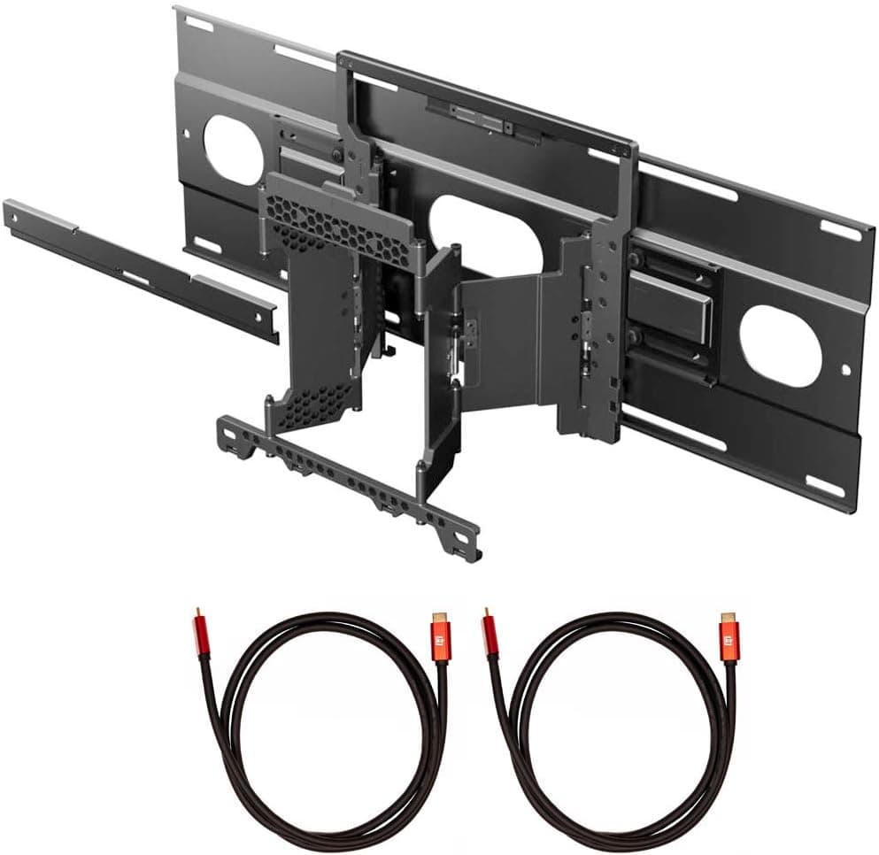 Sony SU-WL855 Ultra Slim Wall-Mount Bracket for A8G/A9G BRAVIA OLED Series TV Bundle with 2X Deco Gear 6FT Universal 4K HDMI 2.0 Cable with 28AWG Pure Copper Conductors