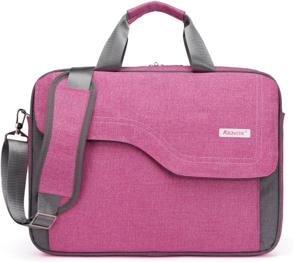 Kenox 15.6 Inch Briefcase Bag Laptop Messenger Bag for Laptop/MacBook/Ultrabook//Business/College